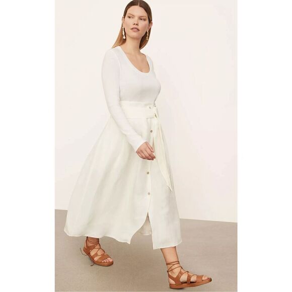 New. Vince Belted Button-Front Skirt. 1X. Retails $410 - Picture 5 of 15